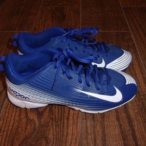 Boys Nike BSBL Vapor Blue/White Baseball Cleats 5Y